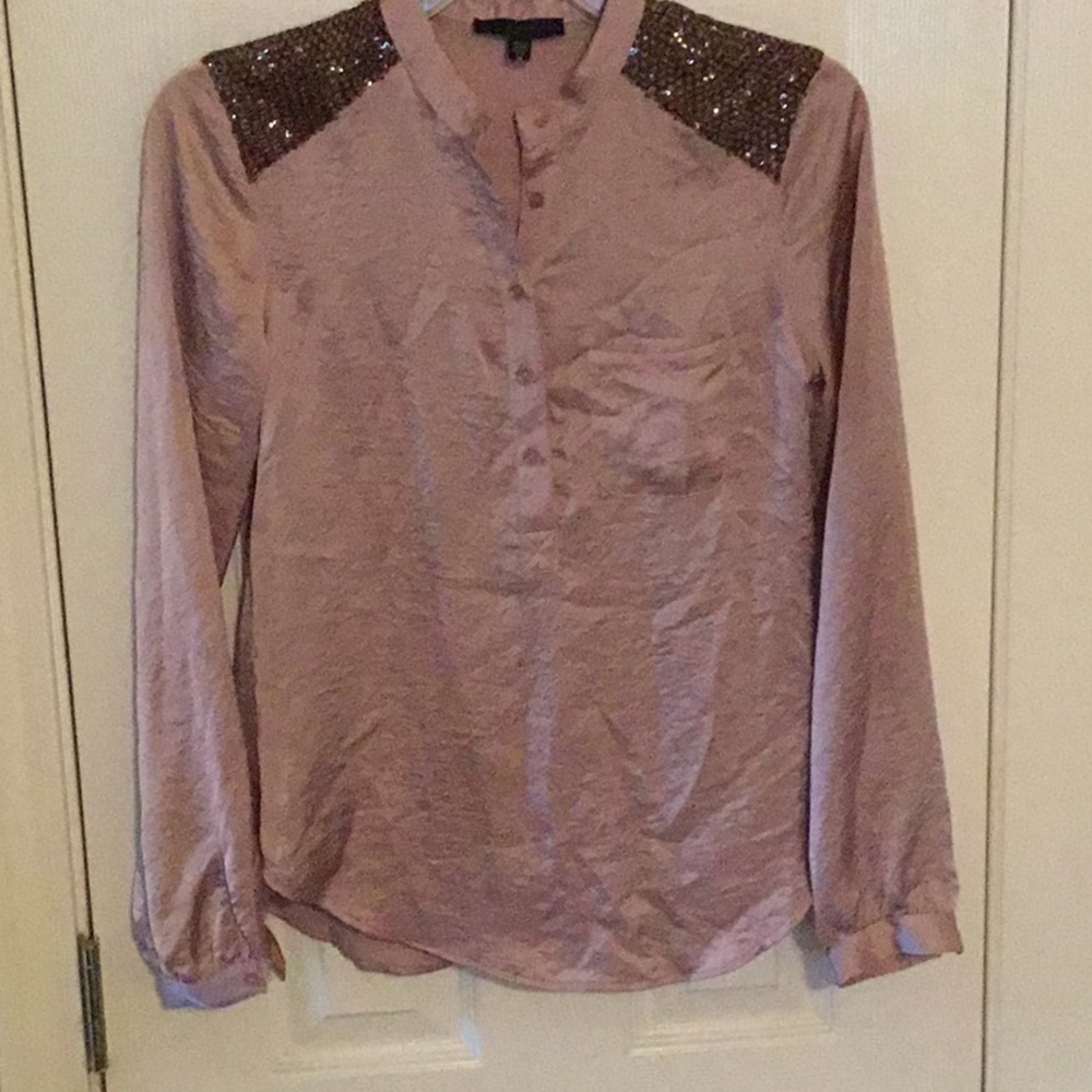 Joes Jeans Blouse with Sequin Detailing at Sleeves